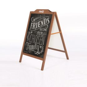 Timber A-board with Decorative Header